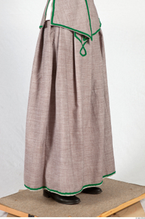  Photos Medieval Maid Woman in cloth dress 1 Medieval Clothing Medieval Maid grey dress lower body skirt 0006.jpg